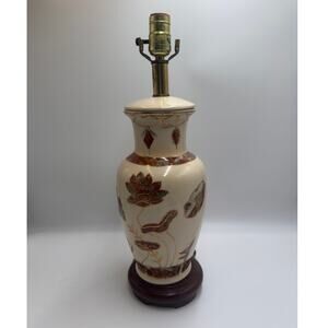 Quoizel · Q350 · Lotus Marble Ceramic Table Lamp · Beige
